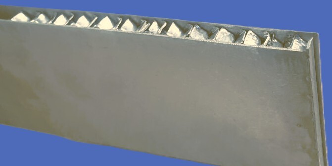 RESISTANCE WELD SANDWICH PANEL
ساندویچ پنل ساخته شده به روش جوشکاری مقاومتی